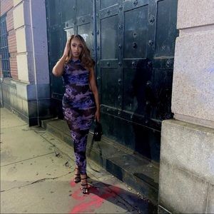 PLT Mesh Bodycon Dress